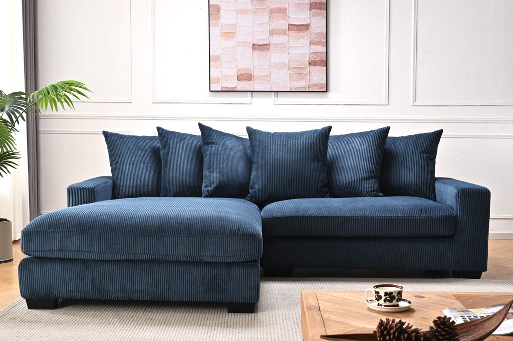 Luxe - Oversized 2-Piece Sectional L-Shaped Sofa Chaise