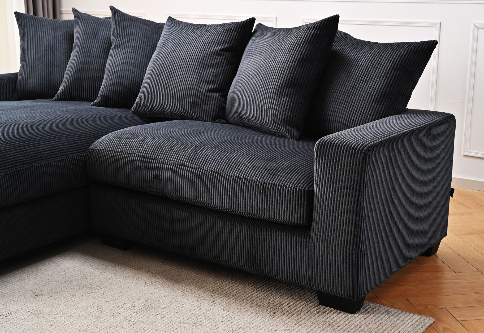 Luxe - Oversized 2-Piece Sectional L-Shaped Sofa Chaise