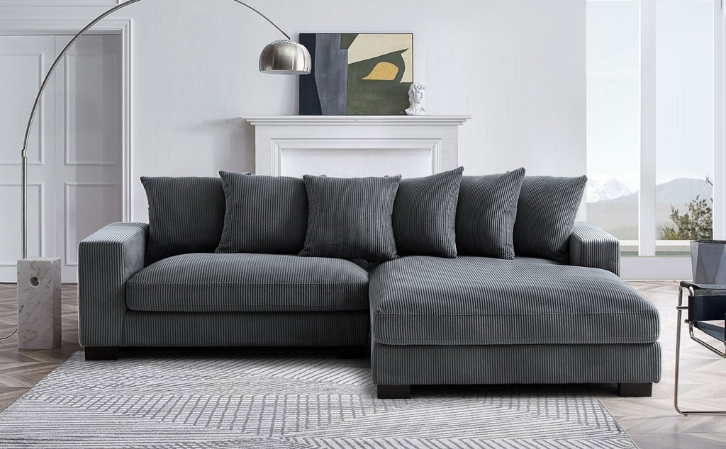 Luxe - Oversized 2-Piece Sectional L-Shaped Sofa Chaise