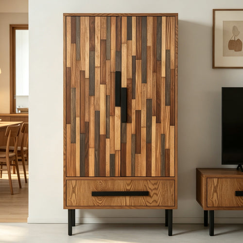 60IN Tall Storage Cabinet with Drawer