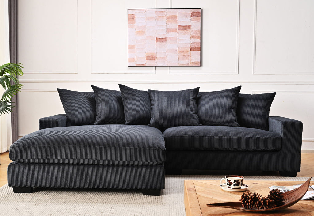 Luxe - Oversized 2-Piece Sectional L-Shaped Sofa Chaise