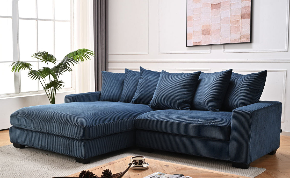 Luxe - Oversized 2-Piece Sectional L-Shaped Sofa Chaise