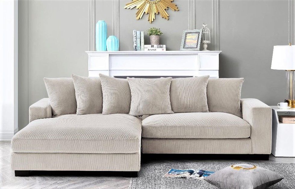 Luxe - Oversized 2-Piece Sectional L-Shaped Sofa Chaise
