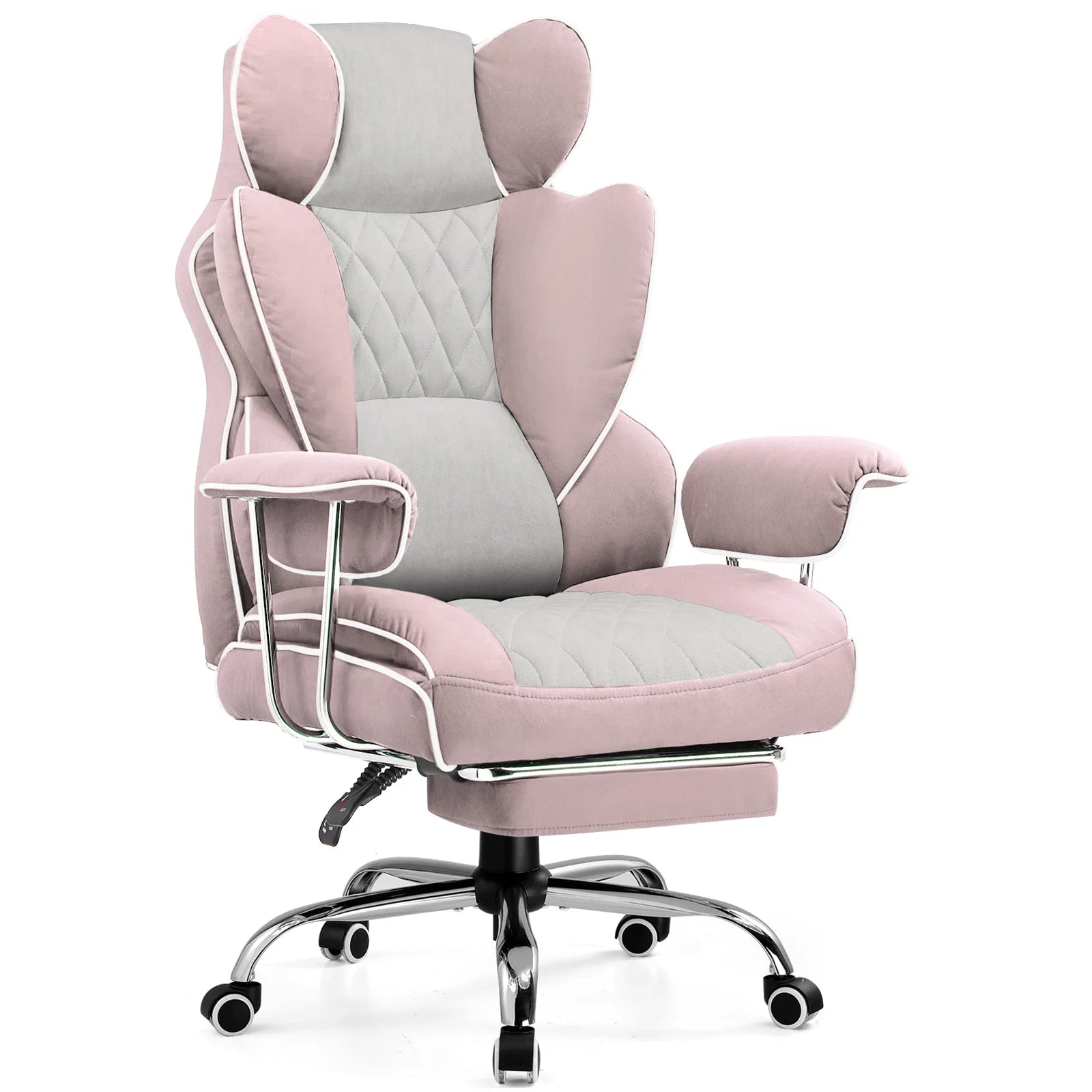 Big/Tall Gaming Chair Pocket Spring Lumbar Support, Ergonomic, Footrest