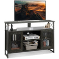 55IN Tall Entertainment Center, Storage Farmhouse Console