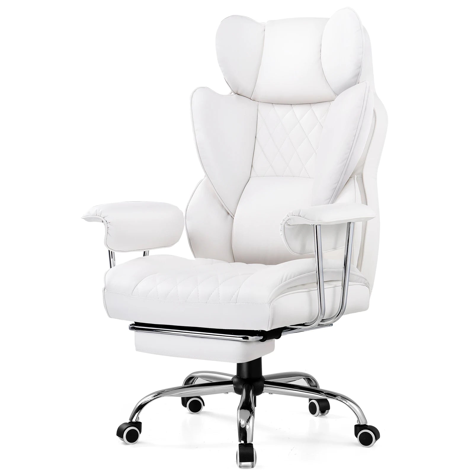 Big/Tall Gaming Chair Pocket Spring Lumbar Support, Ergonomic, Footrest