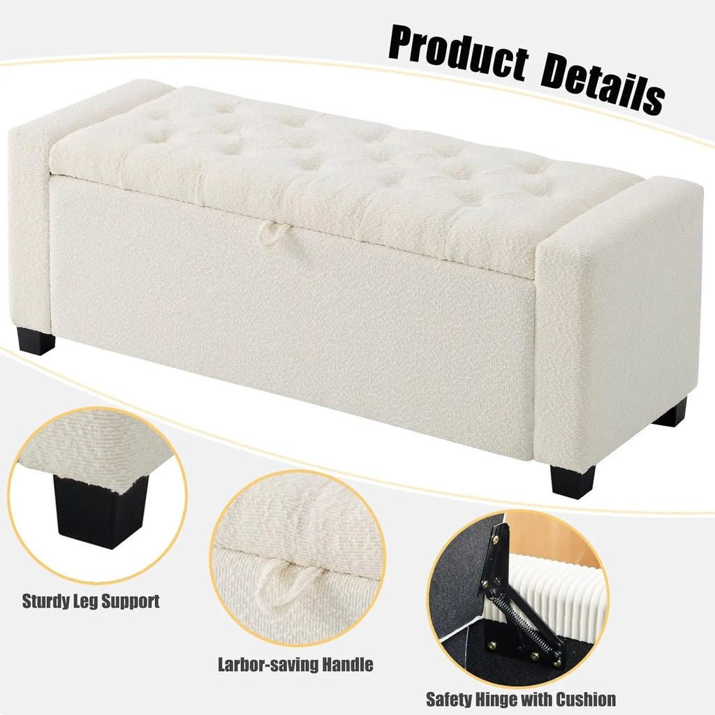 Storage Ottoman Bench