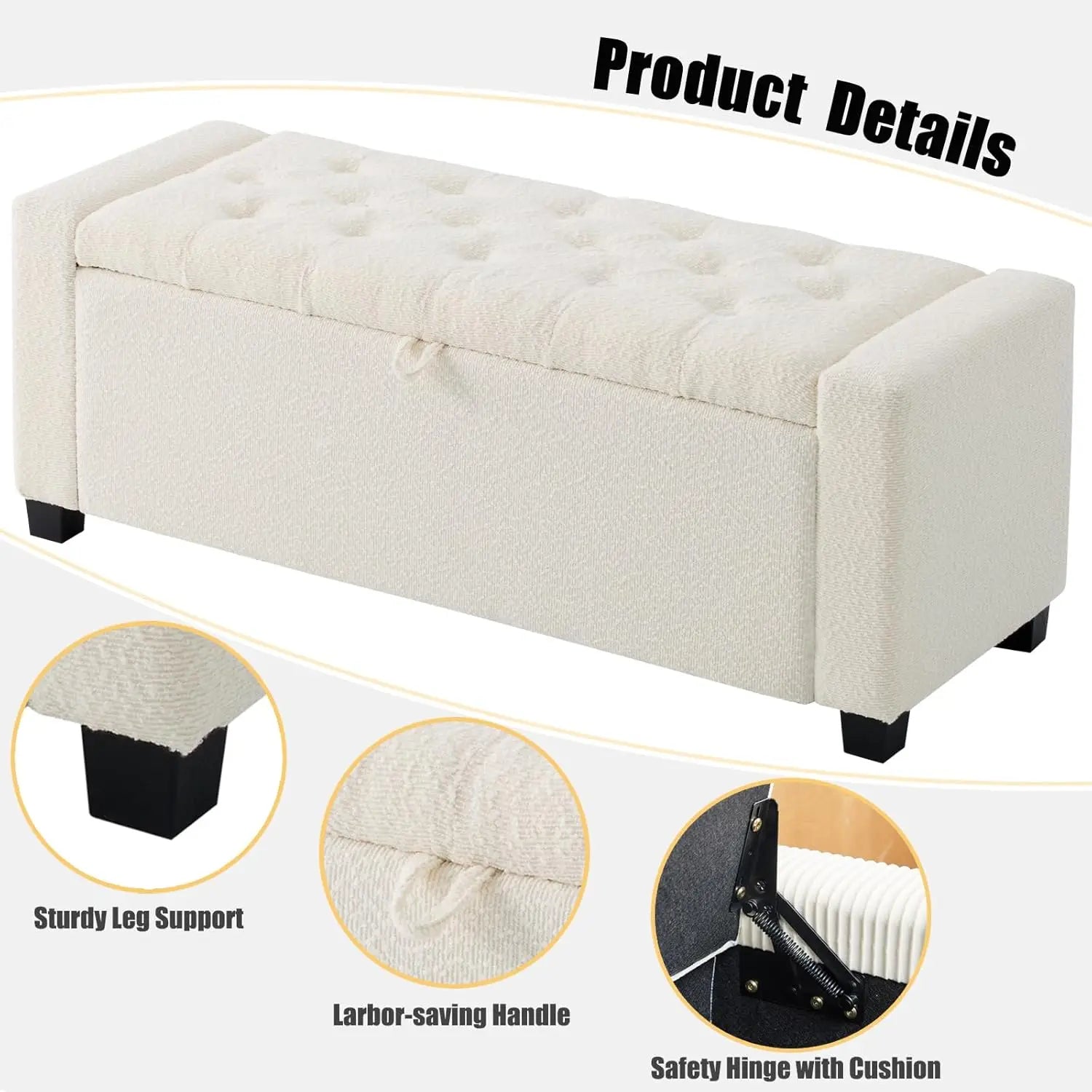 Storage Ottoman Bench