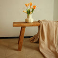Indoor Rustic Bench, Skinny Bench Extra Thick Solid Wood