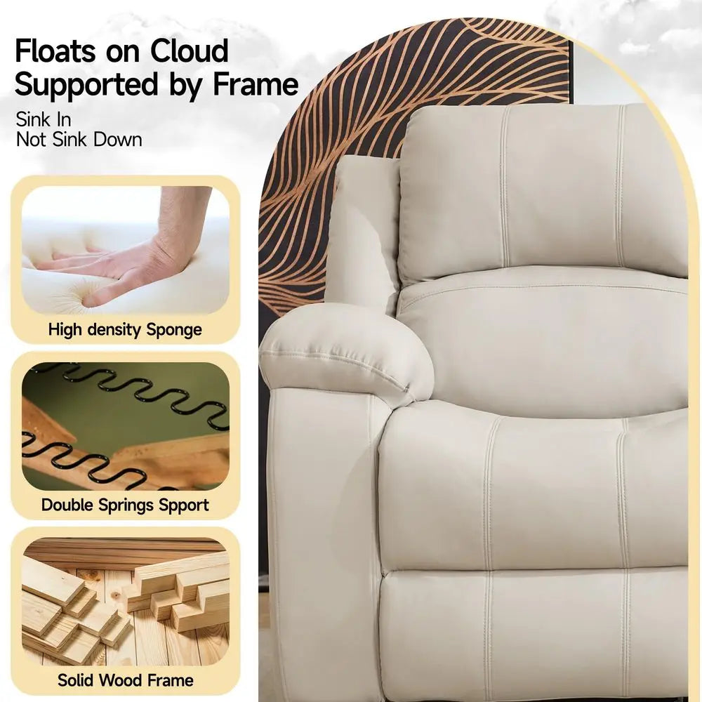 Loveseat Sofa Leather Recliner Couch 2-Seater Sofa