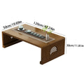 Foldable floor Japanese-style low tea table, no assembly required（120x50x30）