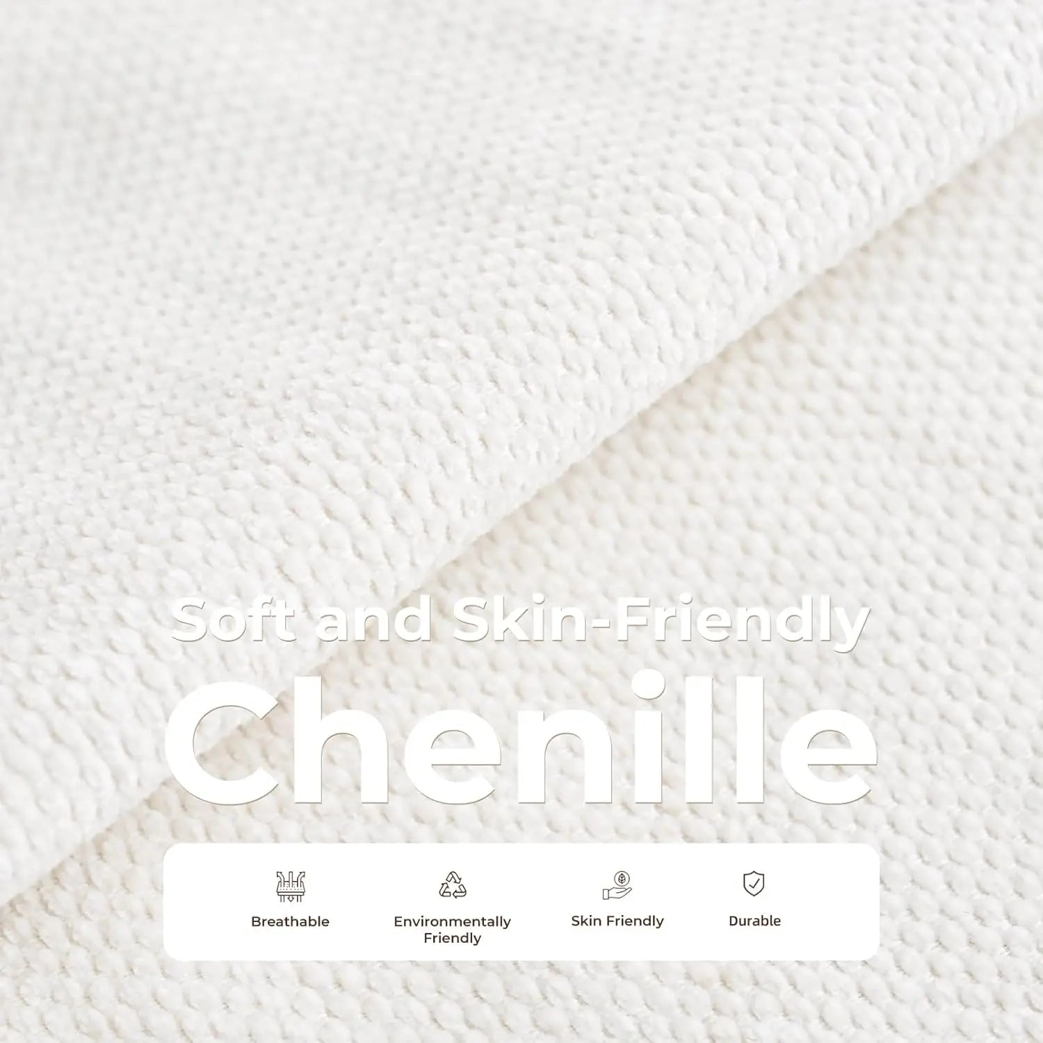105" Boneless Cloud Chenille Upholstered L-Shape Sofa with Chaise