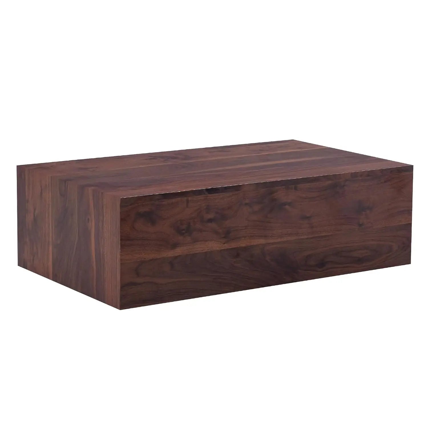 Rectangle Wood Grain Coffee Table Wooden Center Table