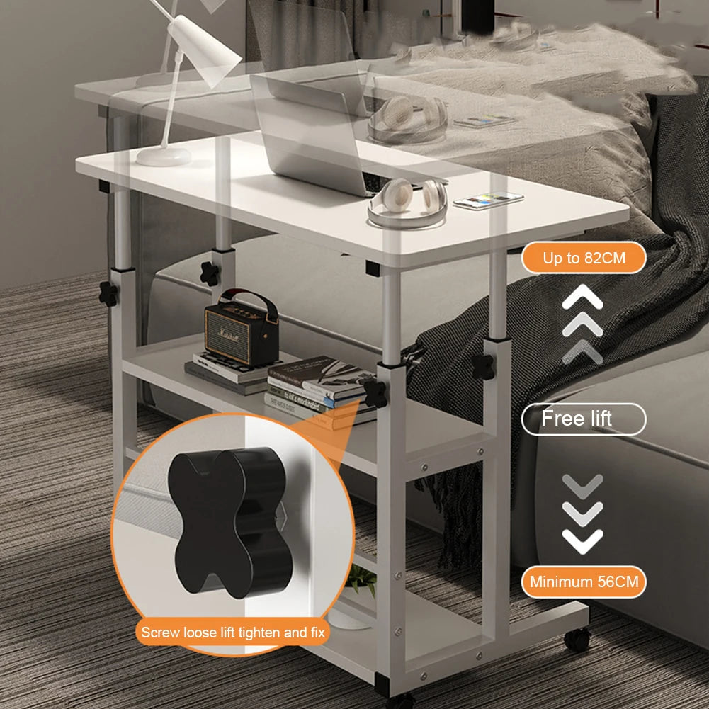 Multi-Layer Adjustable Standing Computer  Desk, Wooden