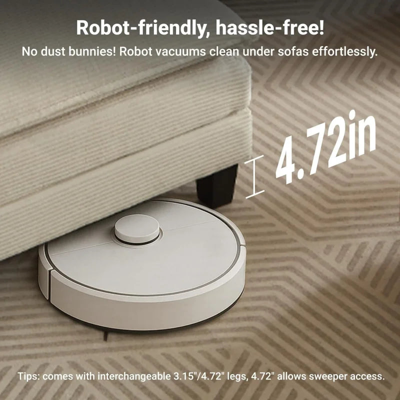 111.5 U-Shaped Corduroy Sectional 3-Seater Cloud Couch