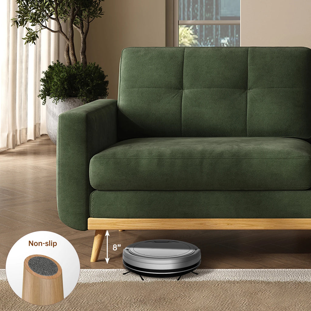 67.7IN Loveseat Sofa Wooden Legs