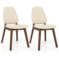 Linen Lined Modern Dining Chair Set