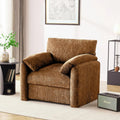 Chenille Oversized Armchair, 38.6" Wide Modern Lounge Chair