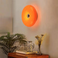 Plastic Donut Wall Lamp Energy Saving Touch Switch Dimmable USB Plug