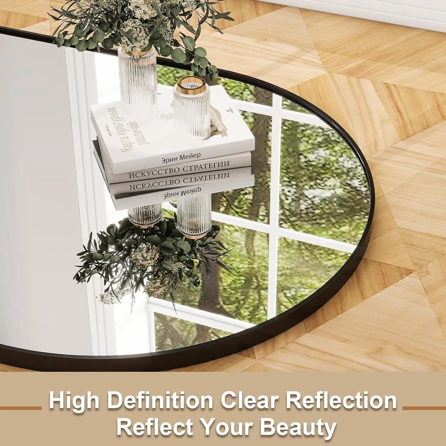 26" x 71" Full Length Mirror - Aluminum Alloy Frame Full