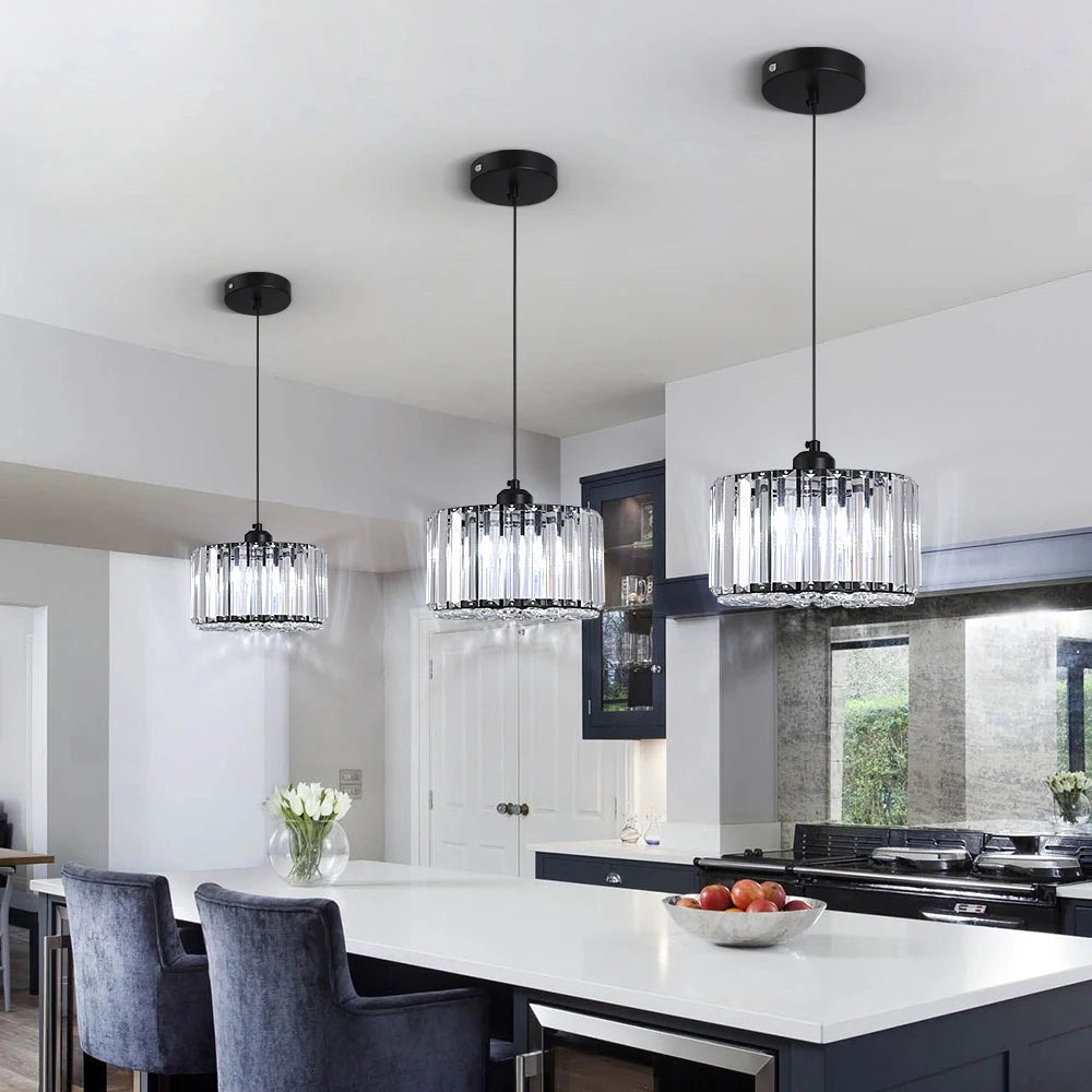 Nordic Hanging Ceiling Pendant Light Crystal Led Chandelier.