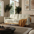 67.7IN Loveseat Sofa Wooden Legs