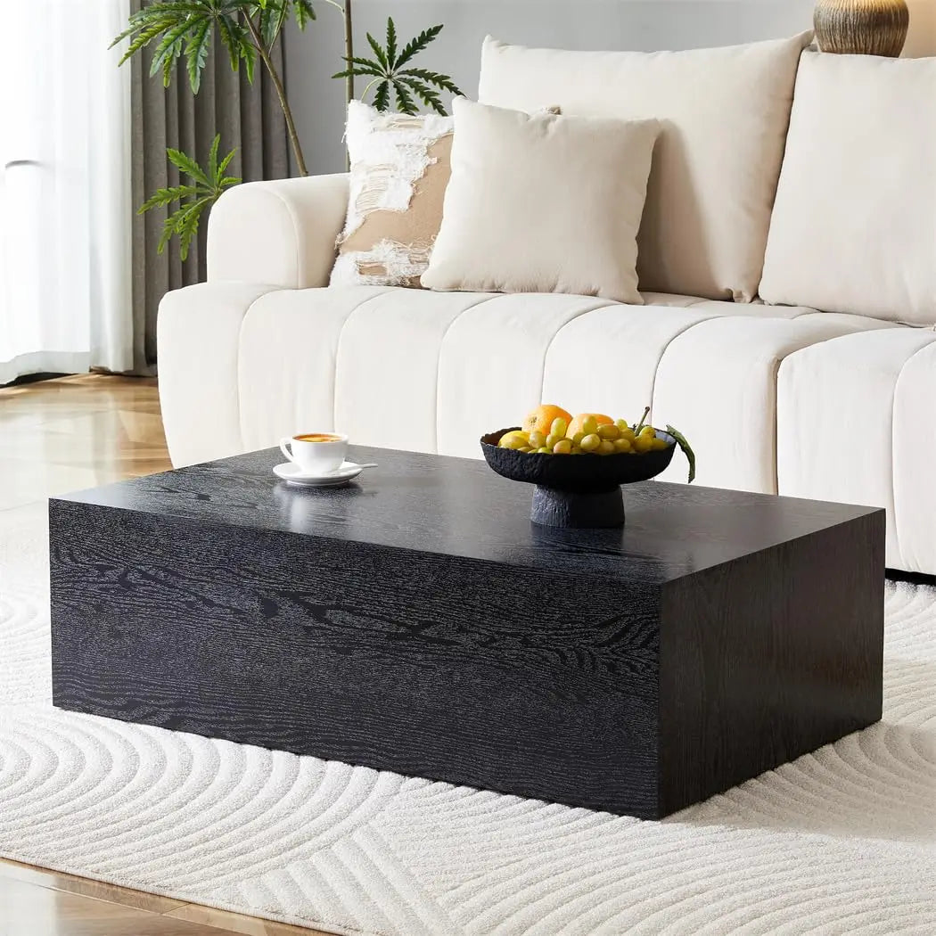 Coffee Table, Modern Faux Marble Table