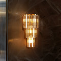 Crystal Wall Lamp 3-Layer Crystal Sconce Light E14 LED Corn Lights