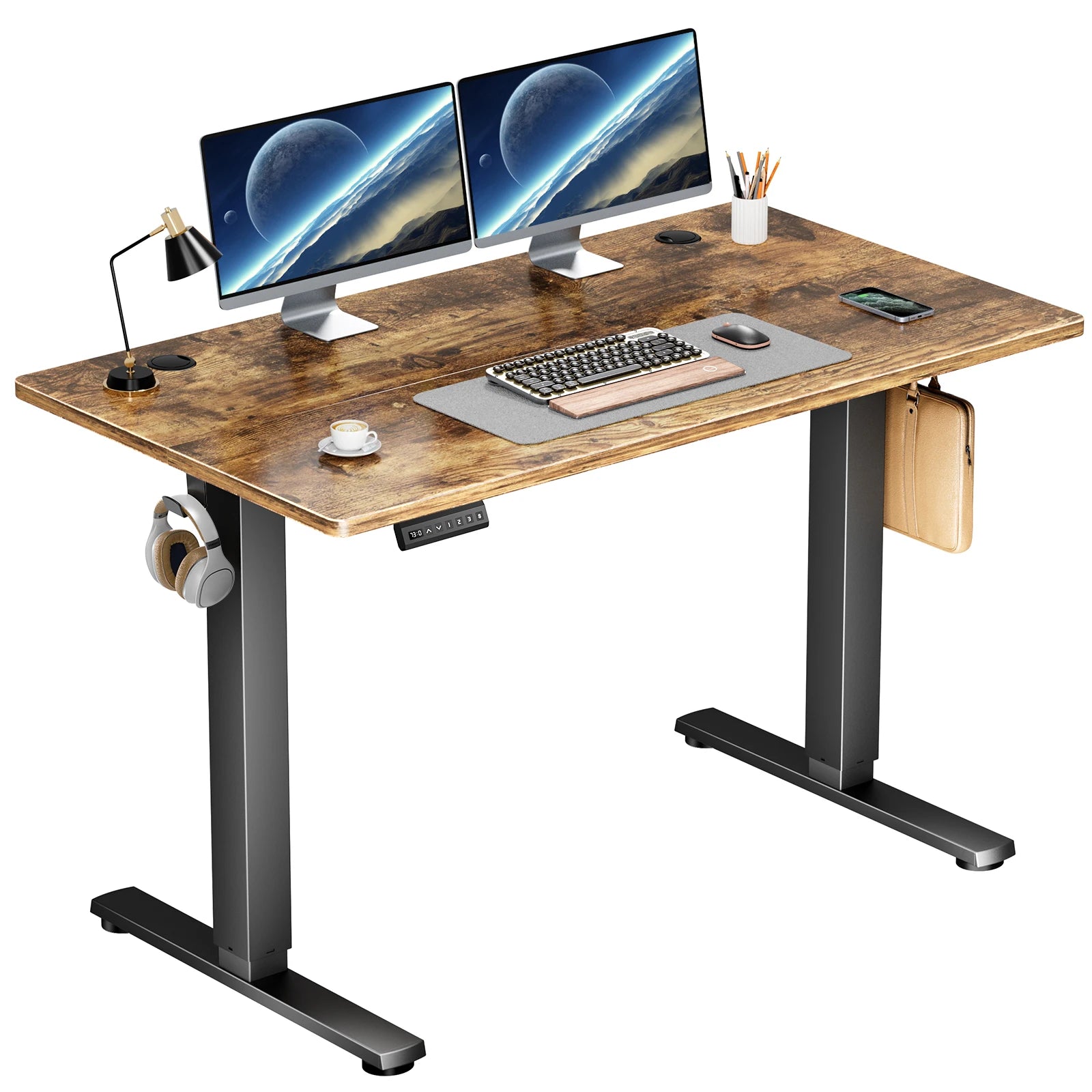 JHK Electric, Ergonomic Station, Adjust to 40" x 24" Stand or Sit,