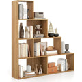 64" Tall, 4-Tier Step Bookshelf, 6 Cubes Ladder Anti-Tipping Kits