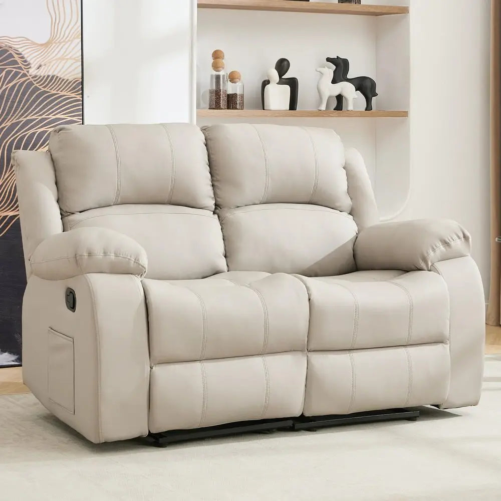 Loveseat Sofa Leather Recliner Couch 2-Seater Sofa