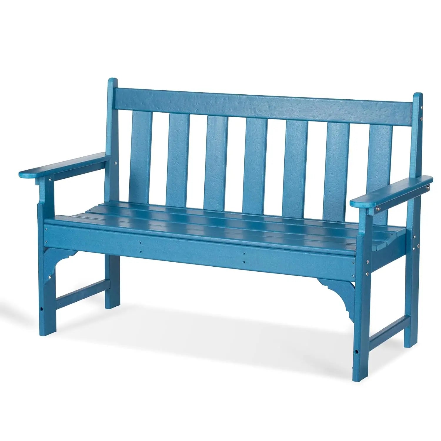 All Weather Outdoor Bench 800 Lbs 2 Person Rot/Fade Proof