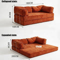Modular Sectional Sofa Light Luxury Vintage Upholstered