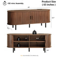 Entertainment Center Sliding Doors, Storage, Adjustable Shelves, Power Outlet