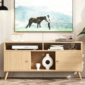 Modern Wooden TV Console For 40-65-Inch TV's, With 2 Cabinets