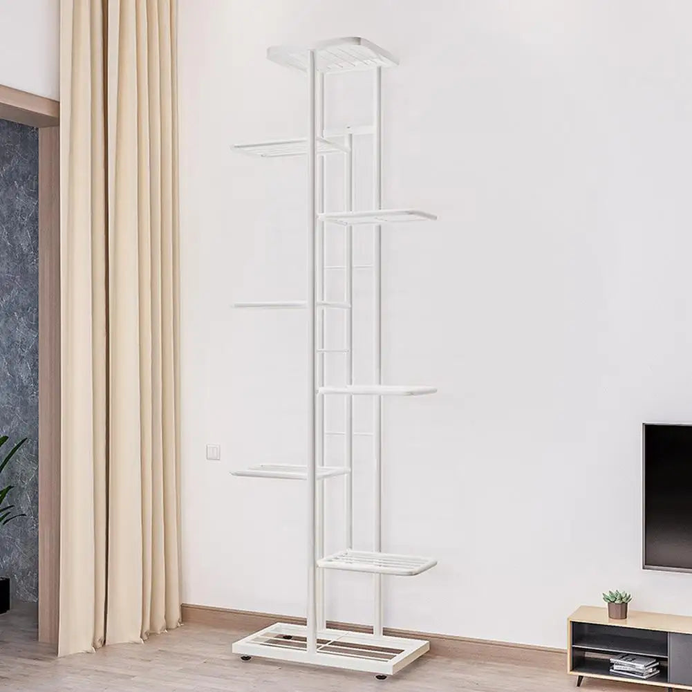 7/8 Tiers Garden Plant Stand, Metal Tiered Shelf Potted Plant Holder