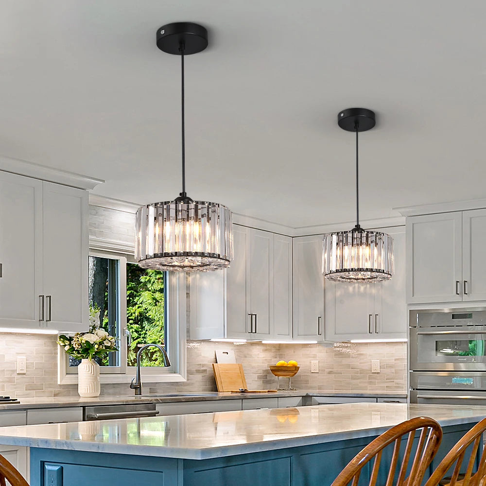 Nordic Hanging Ceiling Pendant Light Crystal Led Chandelier.