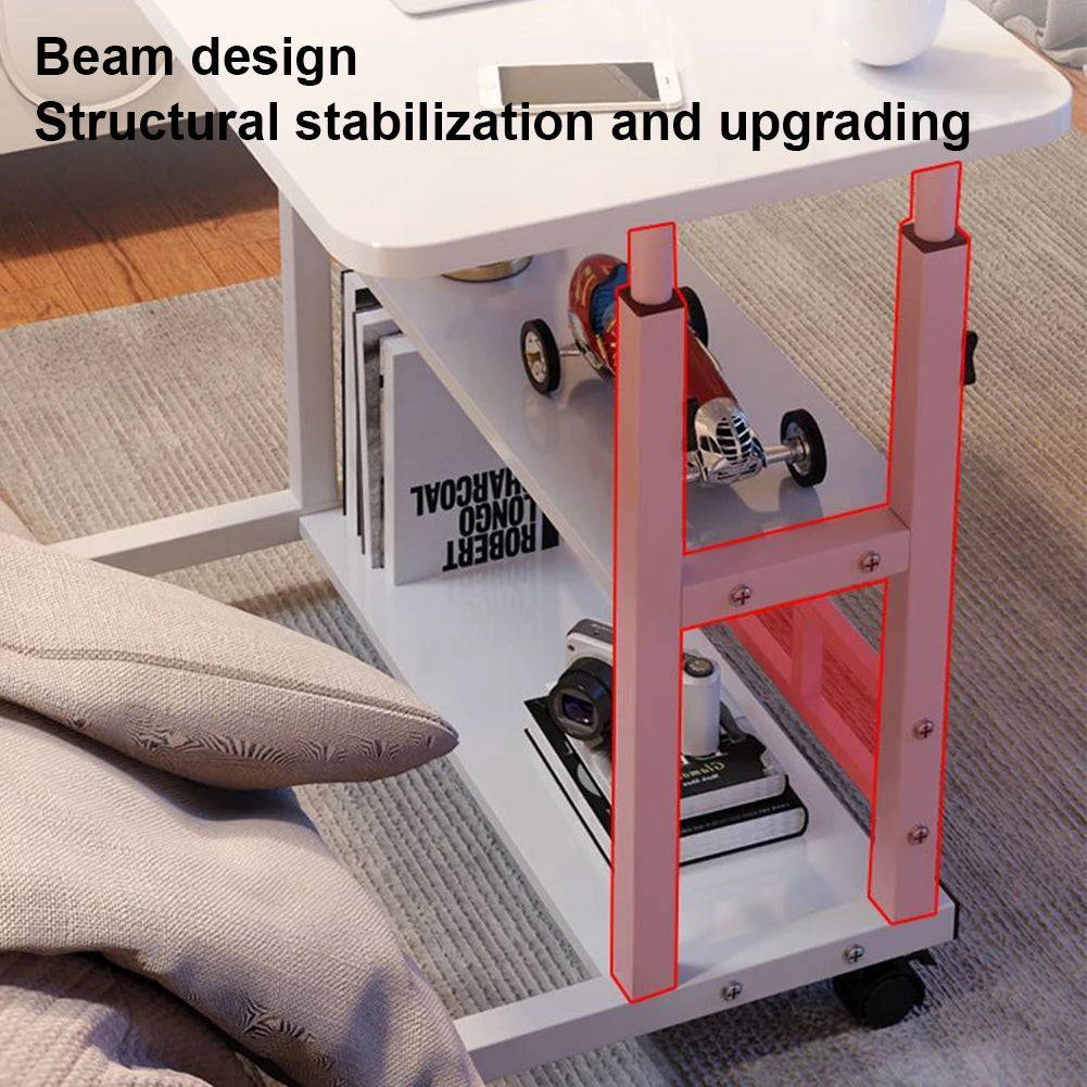 Multi-Layer Adjustable Standing Computer  Desk, Wooden