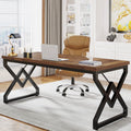 63" Large Executive Desk  / Home Office Desk, Metal Frame.