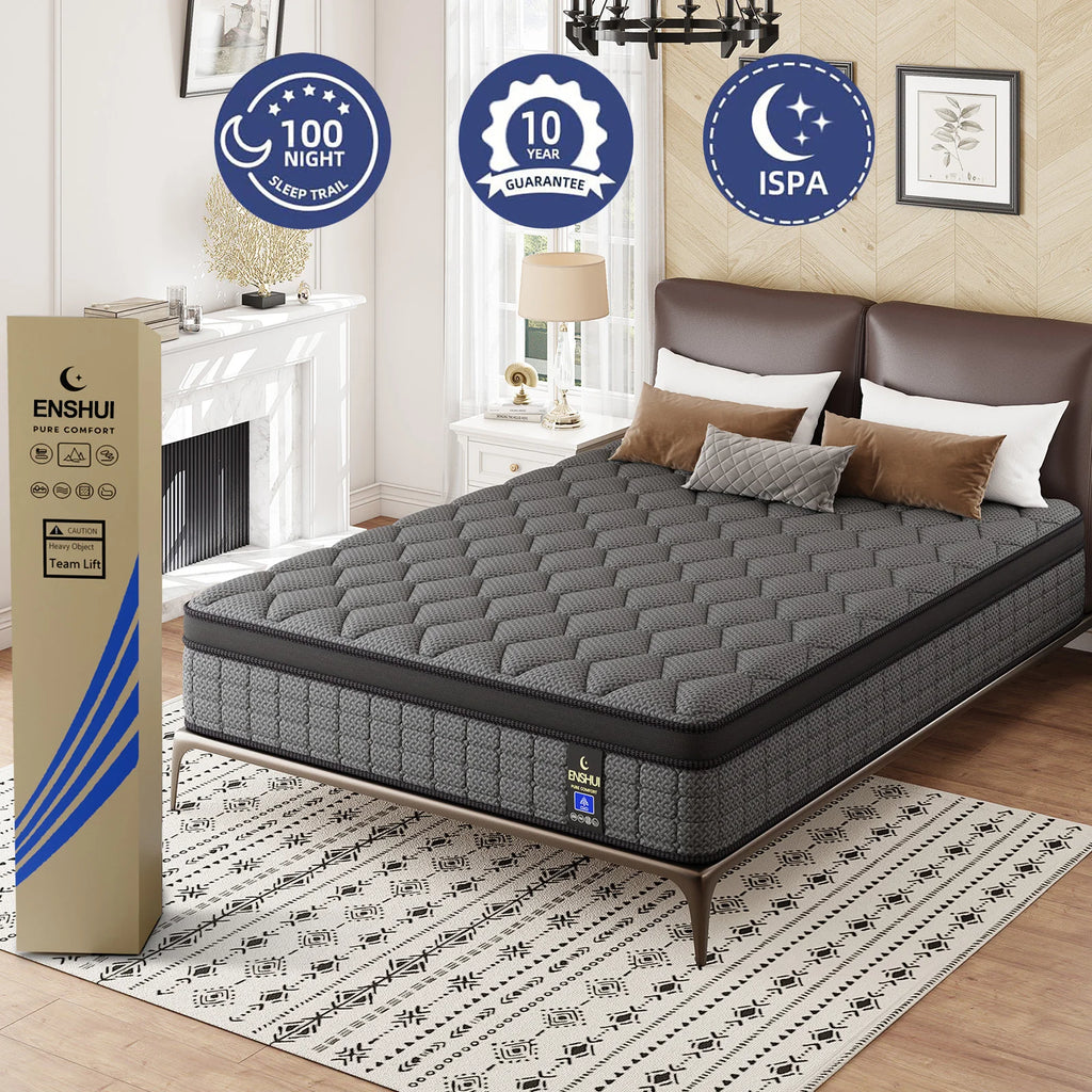 12" & 14" Gel Memory Foam Twin Full Queen King Mattress