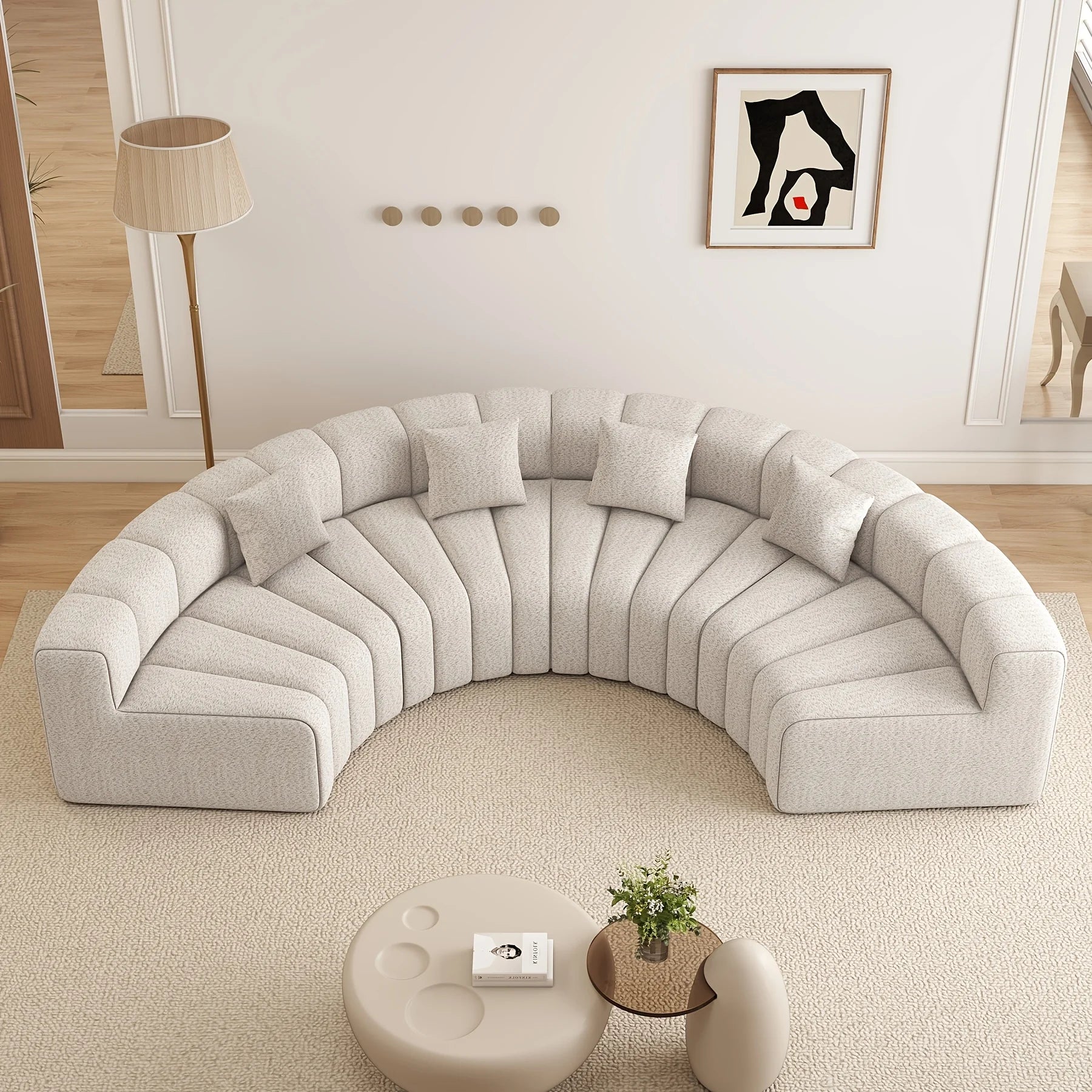 Sofa w/Chaise - Foam Cushioning, Sectional Cloud Sofa & Symmetrical