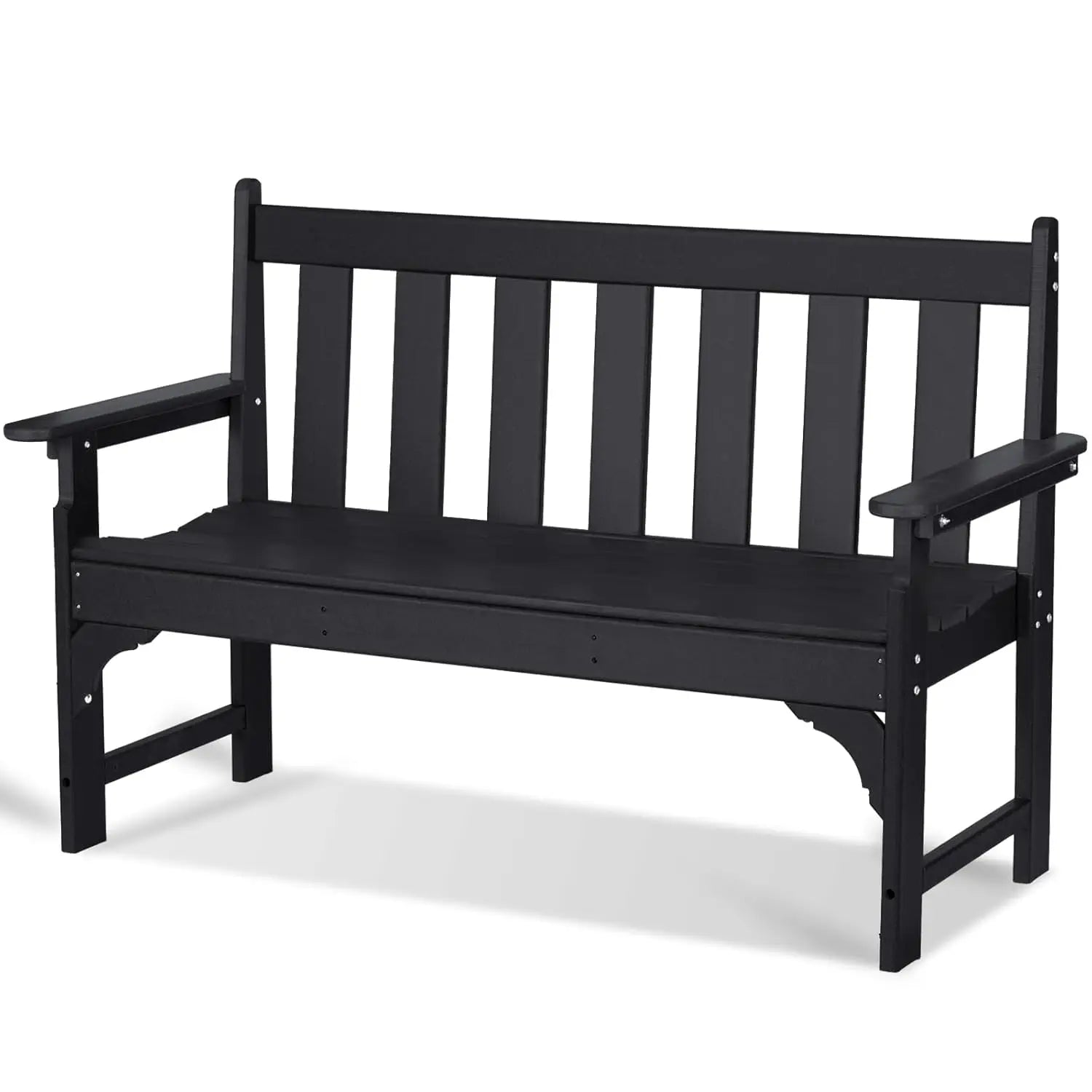 All Weather Outdoor Bench 800 Lbs 2 Person Rot/Fade Proof