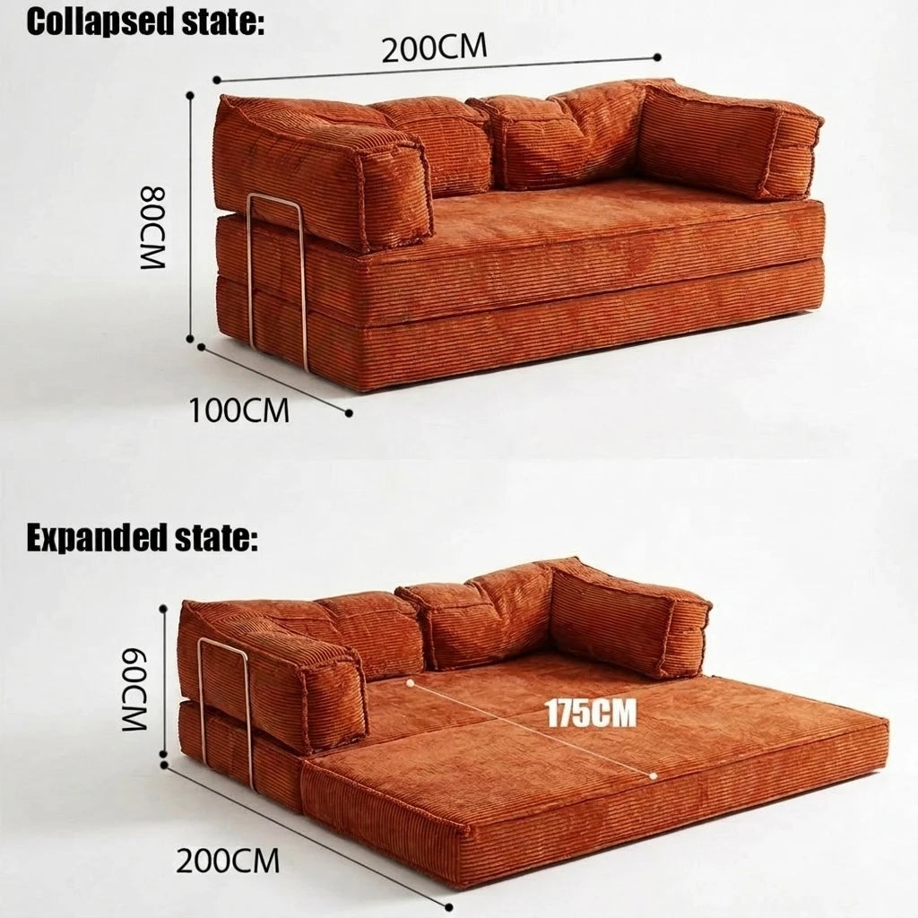 Modular Sectional Sofa Light Luxury Vintage Upholstered