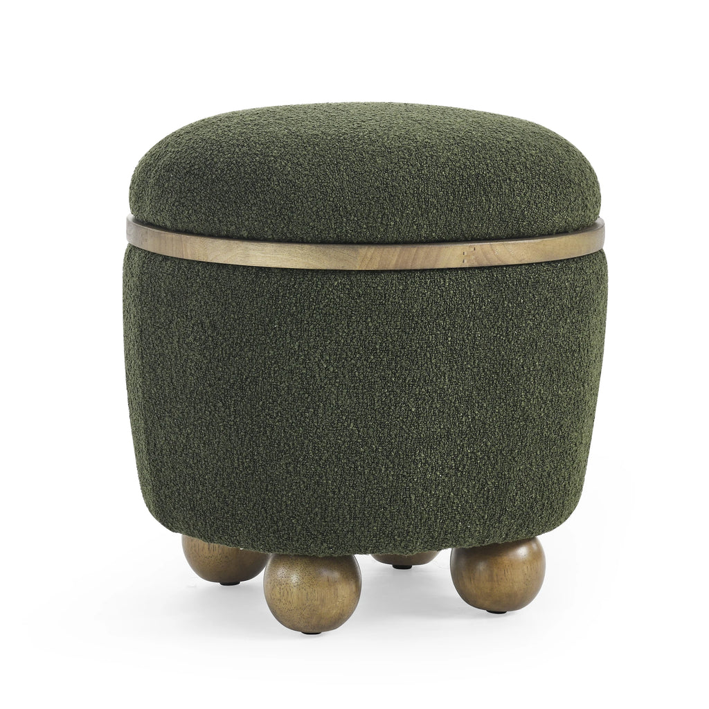 43.31" Ottoman Bench, Hidden Storage, Footrest Stool