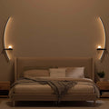 2pcs 31.5" Arched Metal, Adjustable LED Wall Sconce,