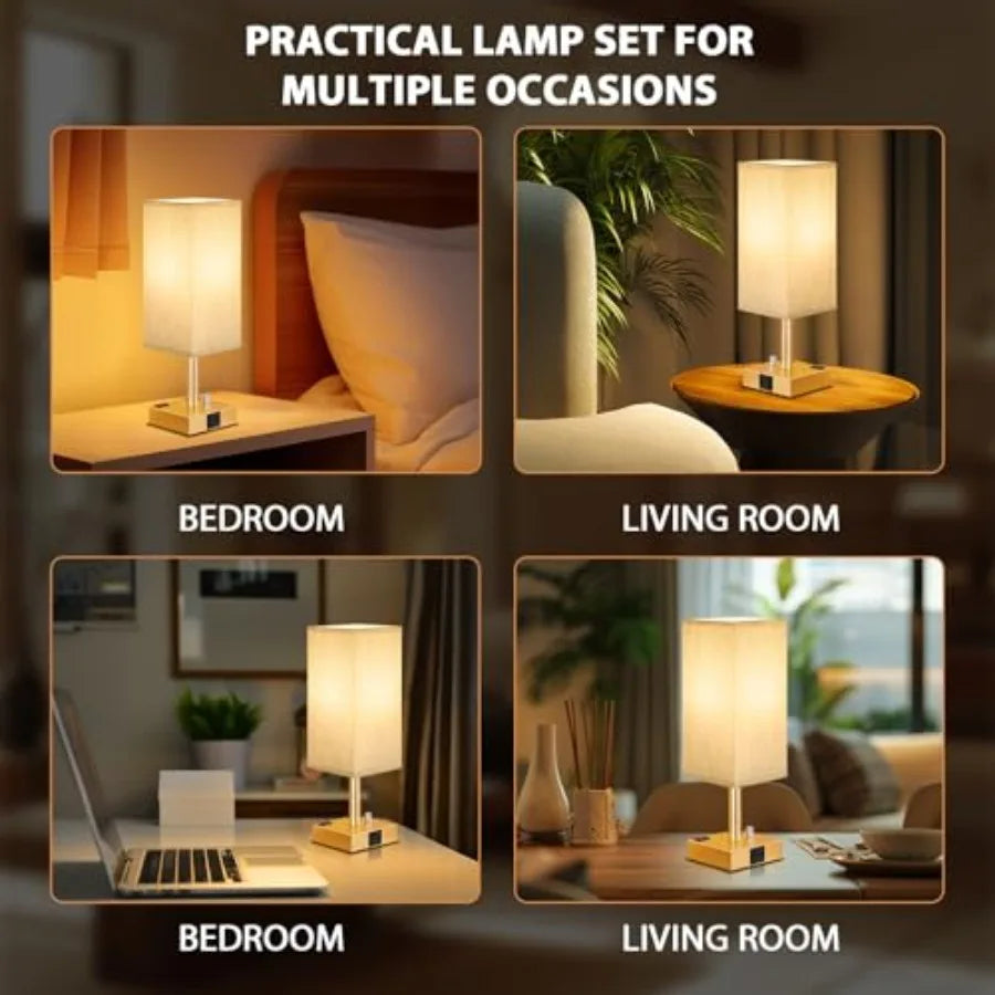 Fully Dimmable Nightstand Lamps