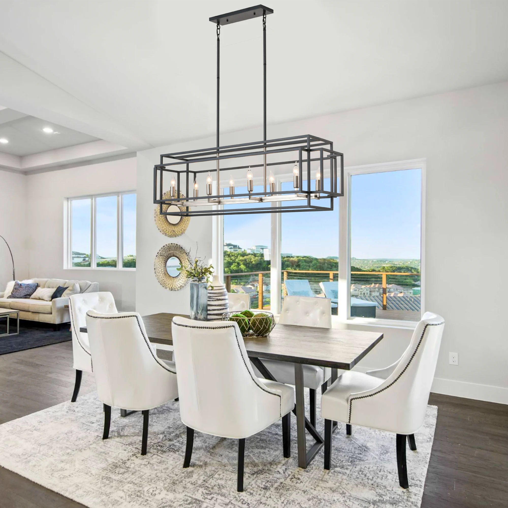 Retro Industrial Chandelier for Table Dining Room Kitchen Island Bar Light Pendant Lighting Lamps Home Decor Lusters Luminaires
