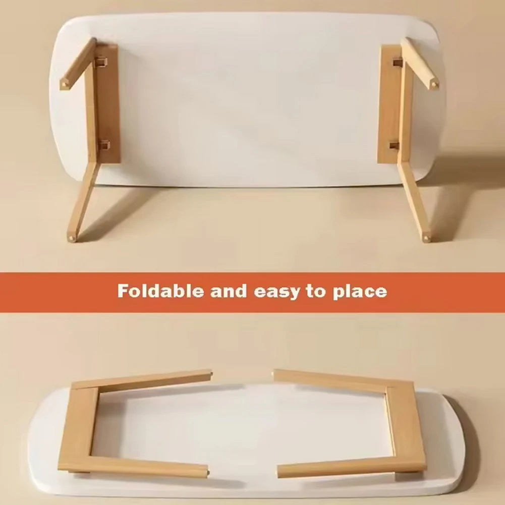 Folding Small Coffee Table, Portable Simple for Small Spaces, No Assembly