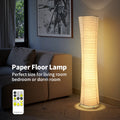 Paper floor lamp, chrome-plated, LED light strip, festival lantern