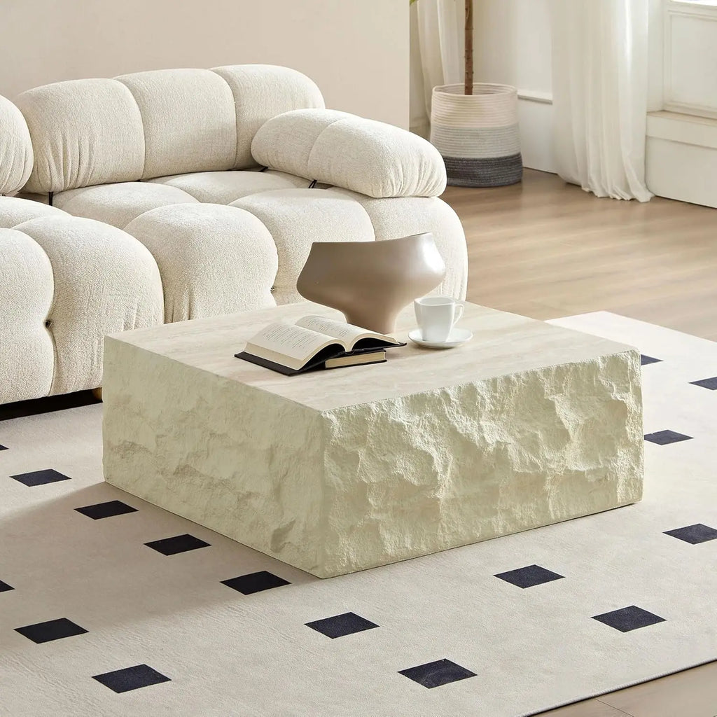 Coffee Table, Silver Stainless Steel Pedestal Oval Faux Marble Top.
